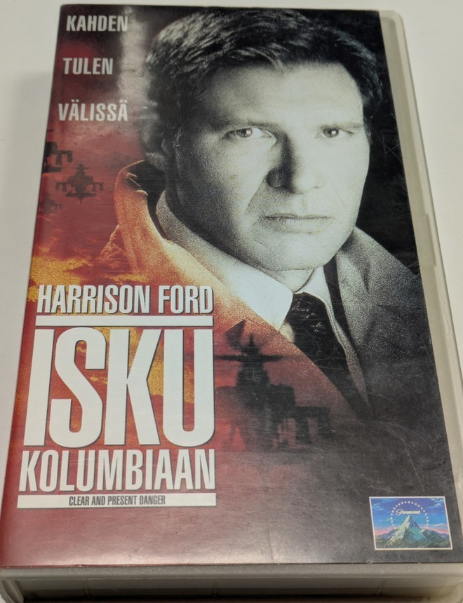 Isku Kolumbiaan (VHS) Harrison Ford Willem Dafoe