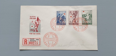 FDC Suomi  1955 PR EL