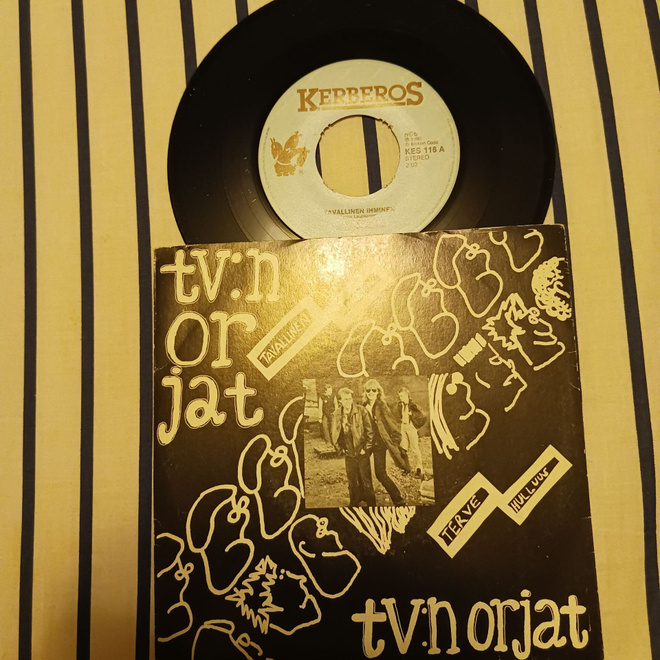 TV:n Orjat – Tavallinen Ihminen 7" ps orig 1980 Punk rare!