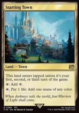 Magic the Gathering Starting Town