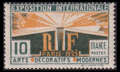 Ranska 177 ** Taidekäsityönäyttely 10 C (1925)