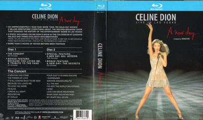 Celine Dion A New Day (77 413) k BLU-RAY digiback, (2) li
