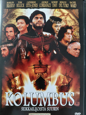 KOLUMBUS SEIKKAILIJOISTA SUURIN DVD Marlon Brando