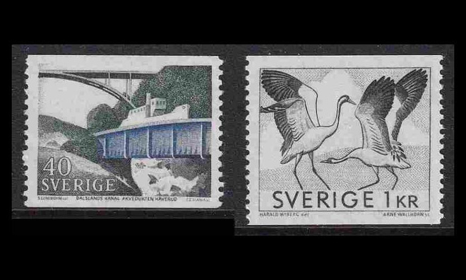 Ruotsi 599-600 ** Kanava lintuja (1968)