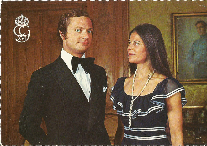 Kuningas Carl Gustaf ja Silvia Sommerlath