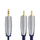 Bandridge Premium Audio 3.5mm - 2xRCA kaapeli, 10m *UUSI* - pikkukuva 4