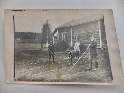 VANHA Valokuva Jämsänkoski Rekola Ylä-Rekola 1920-l