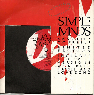 SIMPLE MINDS: Sanctify Yourself  2x7"kk