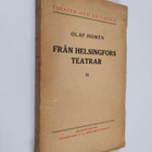 Olaf Homen : Från Helsingfors teatrar 2 (lukematon) - pikkukuva 1