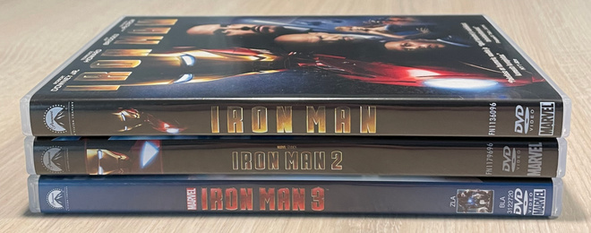 Marvelin IRON MAN 1-3 (3DVD) Robert Downey Jr.