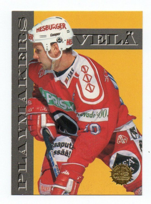 Jääkiekkokortti n:o 375 1994 Teppo Kivelä. Ässät