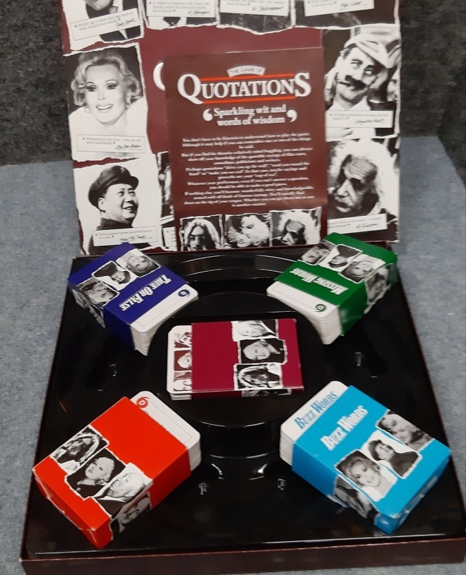 The game of Quotations . MB pelit
