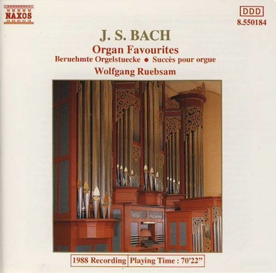 J.S. Bach : Organ Favourites