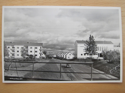 Postikortti Kouvola Myllykoski  1950-l Alkup. Mallikappale