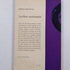 Pekka Mattila : Lyriikan avainsanoja - pikkukuva 2