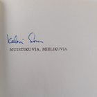 Kalevi Sorsa : Muistikuvia, mielikuvia (signeerattu) - pikkukuva 2