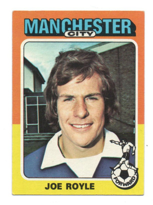 Purkkakuva Jalkapallo n:o 77 JOE ROYLE. MANCHESTER CITY