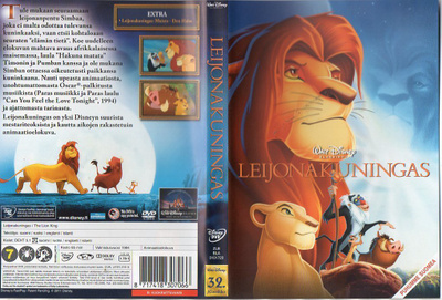 Leijonakuningas (40 318) k -FI- DVD suomik. 1994