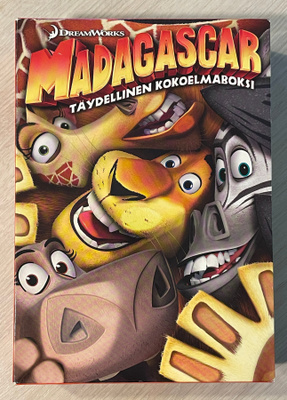 Madagascar 1-3 (2005-2012) animaatiokomedia (3DVD)