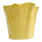 Royal Copenhagen keltainen vaasi/kulho, Kortzau 12 cm - pikkukuva 4