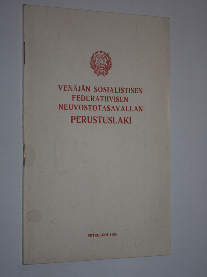 Venäjän sosialistisen federatiivisen neuvostotasavallan p...