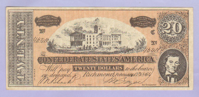 Usa 20 Dollar (Richmond) v.1864 P-69 (Replika)