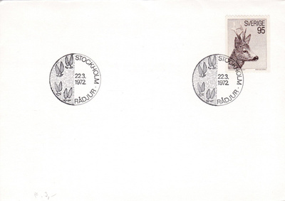 RUOTSI 1972 - Fa 768 FDC KUORI - 1