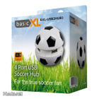 basicXL Jalkapallo USB 2.0 hubi, 4x A naaras porttia *UUSI* - pikkukuva 4
