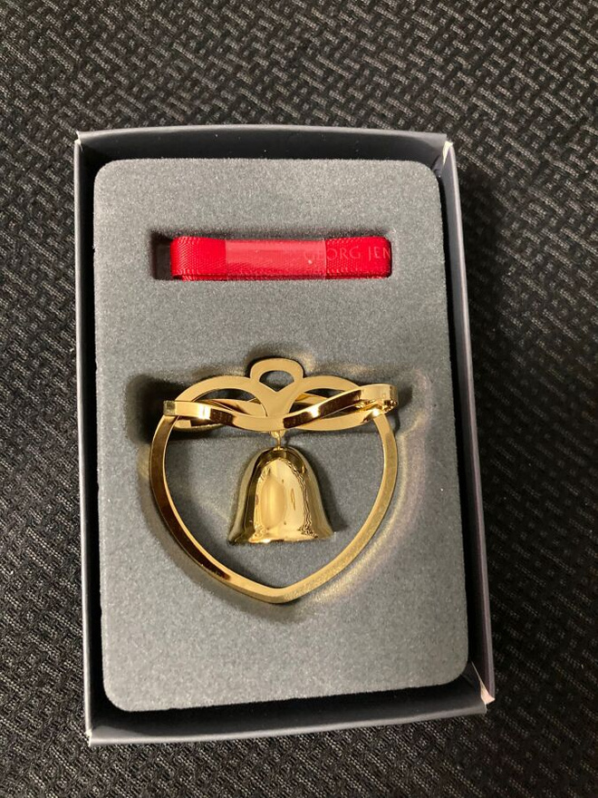 Georg Jensen Miniversio 1984 kultapinnoite