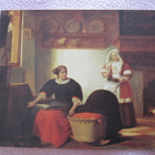 Pieter De Hooch / Sairas lapsi Taittokortti / Kortti - pikkukuva 1