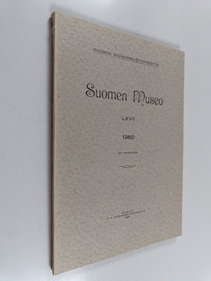 Suomen museo LXVII 1960 : mit Referaten