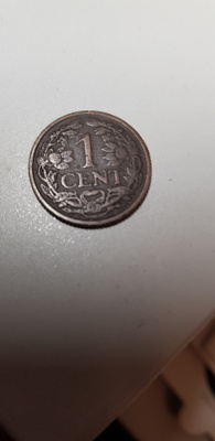 1 cent 1921 hollanti kl 4