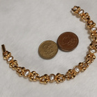 Upea 21k kullattu Kanadalainen rannekoru Gold plated - pikkukuva 4
