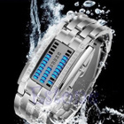 295 .. Luxury Stainless Steel Digital Sport .. Rannekello - pikkukuva 1