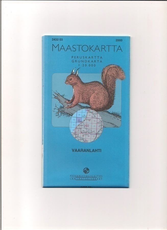 Maastokartta 1:20 000 Vaaranlahti