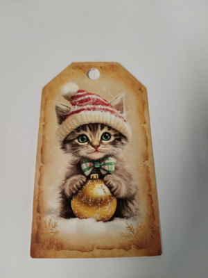Joulupaketti kortti,käyttämätön.