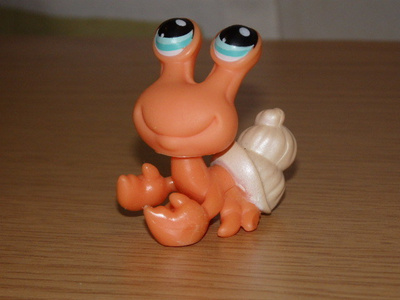 LITTLEST PET SHOP oranssi-helmiäis RAPU #188