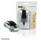 basicXL optinen auto hiiri, 800 DPI, 1.5m, USB, hopea *UUSI* - pikkukuva 1