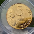 5 Markkaa 1992. Kapselissa, Hyväkuntoinen. - pikkukuva 4