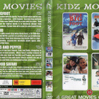 kidz movies (26 511) k -FI- nordic, DVD (2) 4 movies on 2 - pikkukuva 1