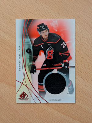 2024-25 SP Game Used Sebastian Aho Red Jersey