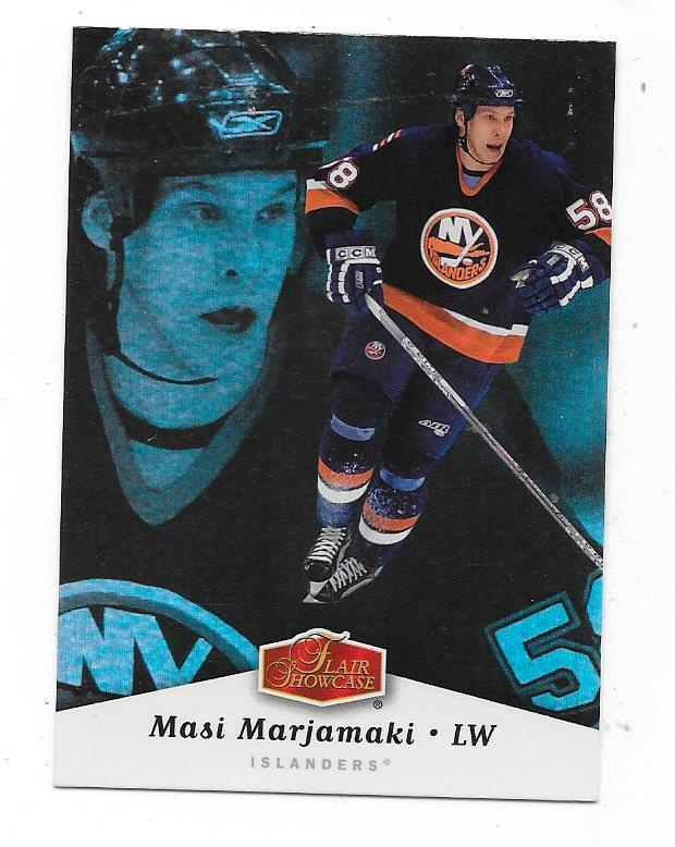 2006-07 Flair Showcase #51 Masi Marjamäki NYI Ässät RC