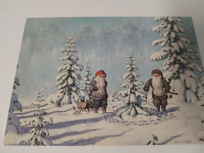 Joulu kortti,kulkematon.