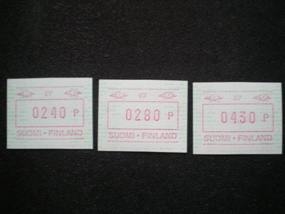 ATM-merkkejä ATM20 - NRO 07 ** - LaPe 10 €