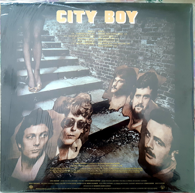 City Boy: Go West, 1977 US LP VG+