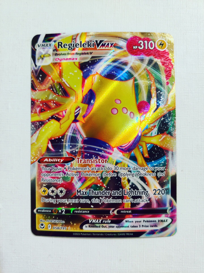 Regieleki VMAX 058/195 Silver Tempest Ultra Rare
