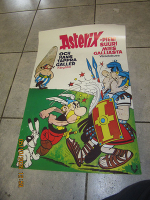 Asterix elokuvajuliste retro (pieni suuri mies galliasta)