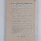 Matti M. Ilkka : Kaniininhoito : kotoisen liha- ja turkis... - pikkukuva 2