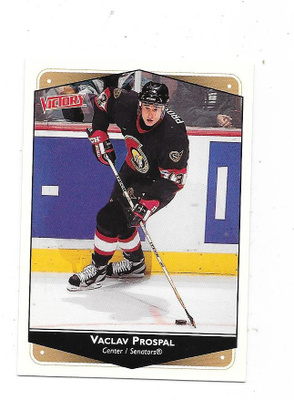 2000-01 UD Victory #209 Vaclav Prospal , Ottawa Senators