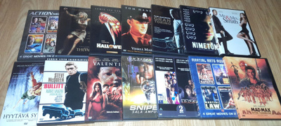 Dvd leffoja 14kpl (naarmuisia)